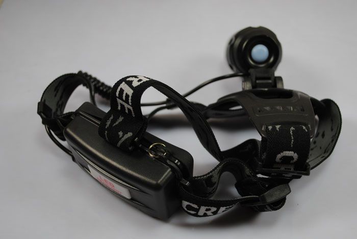 UltraFire A1 1200 Lumen Faro Frontale ad Alta Potenza con LED T6, 3 Modalità, Leggero e Impermeabile per Esterni