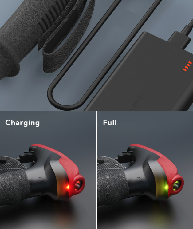 GUITORCH Trail Back | Bastoncini Trekking Luminosi con LED: Sicurezza & Visibilità Notturna