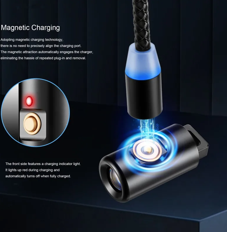 Mini Torcia LED Ricaricabile per Campeggio, Escursionismo, Portachiavi con Collana