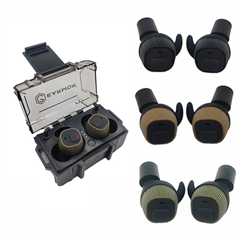 EARMOR M20 Auricolari Tattici Cancellazione del Rumore Tappi Elettronici per Forze dell'Ordine Ambienti ad Alto Rumore