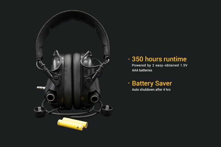 EARMOR M32 MOD1 Cuffie da Tiro Tattiche per Protezione dell'Udito con Tecnologia di Riduzione del Rumore