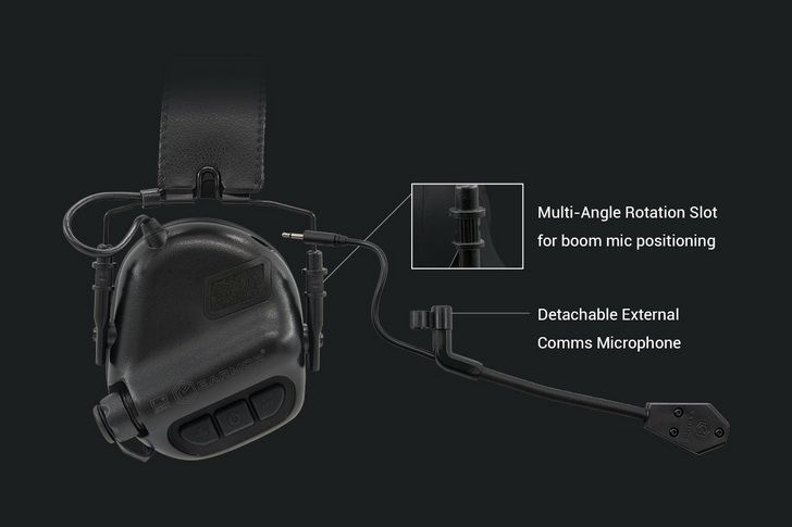 EARMOR M32 MOD1 Cuffie da Tiro Tattiche per Protezione dell'Udito con Tecnologia di Riduzione del Rumore