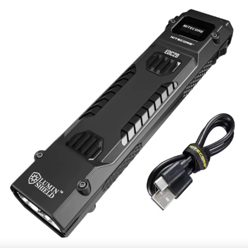 NITECORE EDC29 6500 Lumen Torcia Ricaricabile USB-C a Lunga Distanza per Avventure da Trasporto Quotidiano