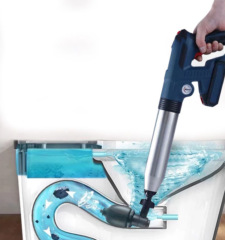 Pipe Unblocker Strumenti Idraulici Innovativi per Manutenzione degli Scarichi con Tecnologia ad Aria ad Alta Pressione e Costruzione in Acciaio Inossidabile Accessori Versatili