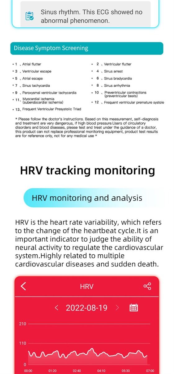 EP01 Smartwatch Bracciale Fitness Tracker: Glucosio, ECG, HRV, Cardio, Temp. 1.47" HD Impermeabile