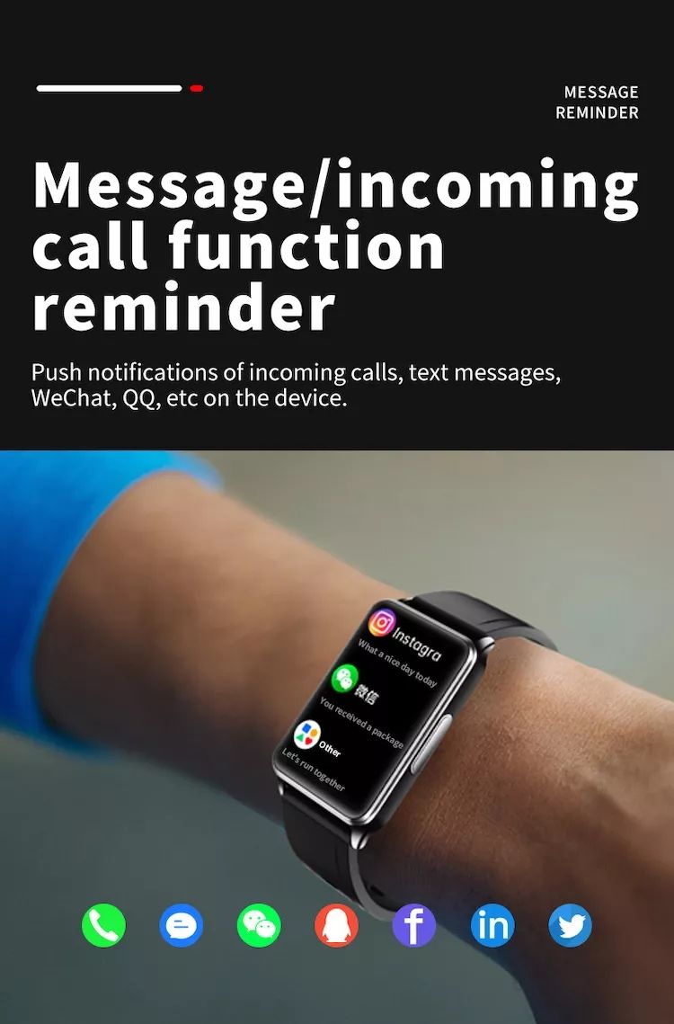 EP02 Smart Watch Glicemia Zucchero ECG HRV, Rilevamento Temperatura Cardio Smart Bracelet Band Fitness Tracker 1.57" HD Impermeabile