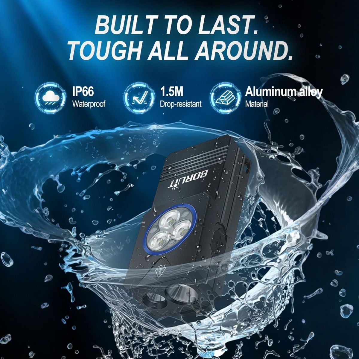 Torcia EV30: Mini, 550 Lumen, Luce UV 365nm e Ricaricabile USB-C Tascabile!