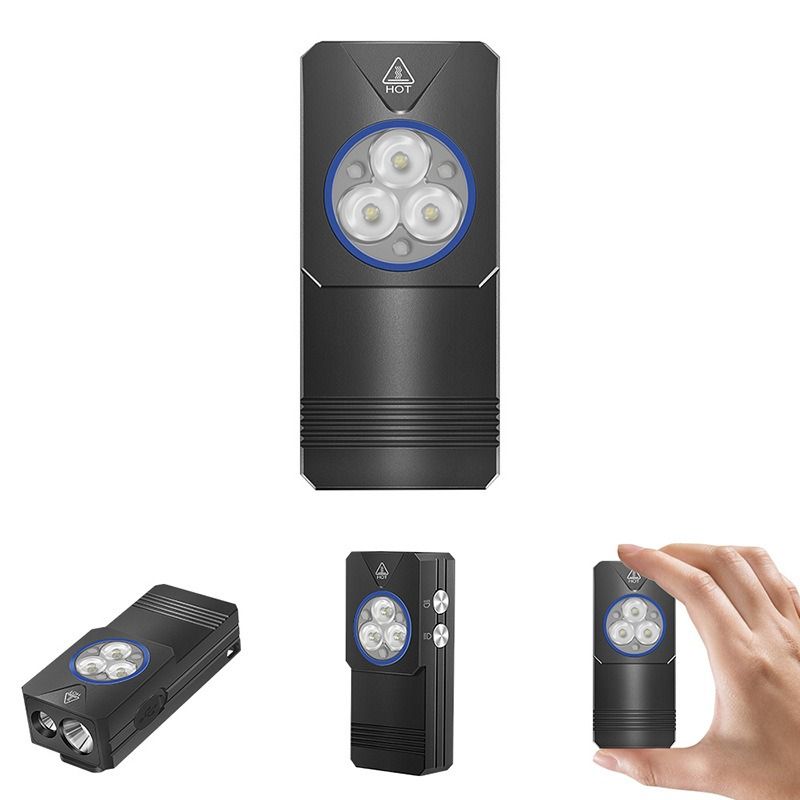 Torcia EV30: Mini, 550 Lumen, Luce UV 365nm e Ricaricabile USB-C Tascabile!