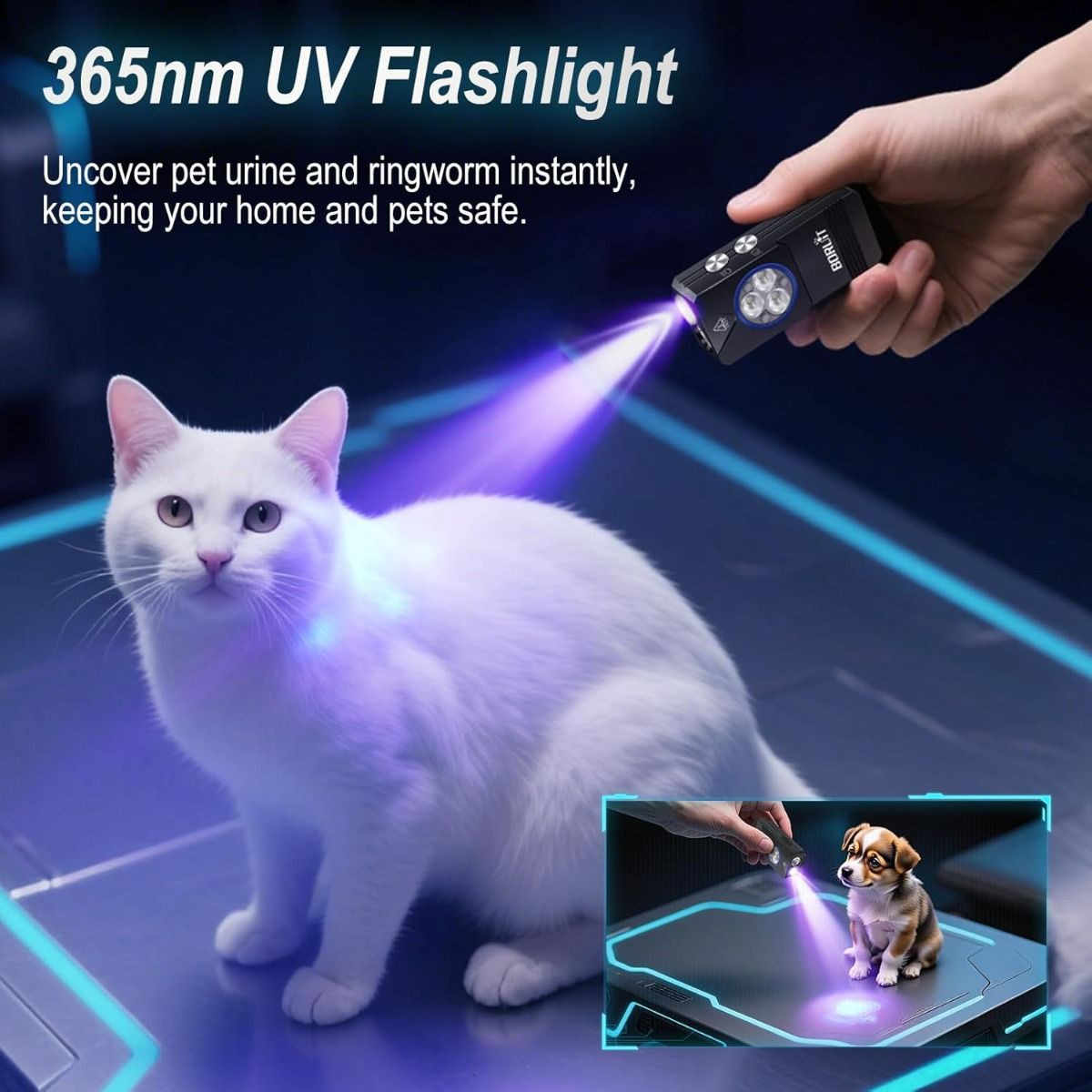 Torcia EV30: Mini, 550 Lumen, Luce UV 365nm e Ricaricabile USB-C Tascabile!
