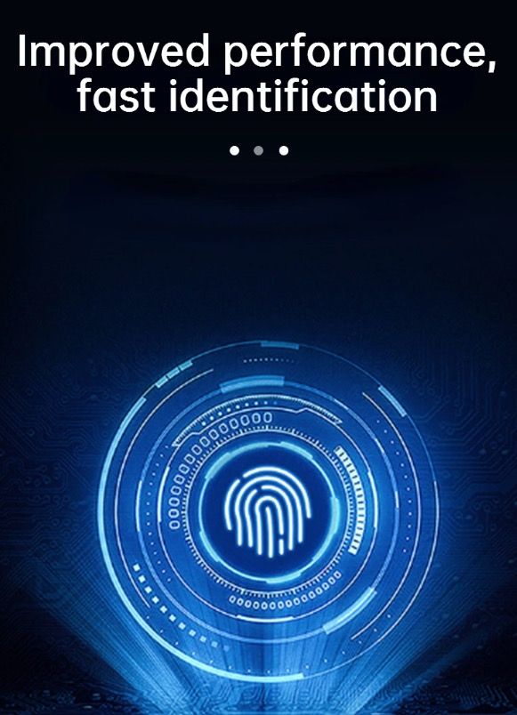 Serratura elettronica intelligente per porta con impronta digitale biometrica, ingresso senza chiave, design elegante, sicurezza domestica adatta alle famiglie.
