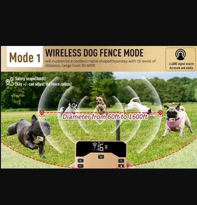 Recinto Elettronico per Animali e Collare di Addestramento per Cani Design Ergonomico Sicurezza Avanzata per Animali Libertà e Controllo dei Confini in Un Dispositivo Innovativo
