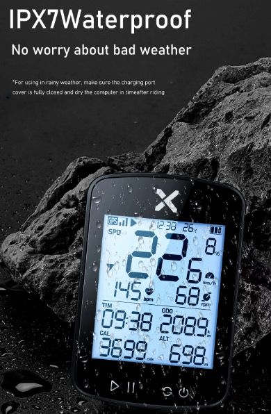 XOSS G+ G2 Ciclocomputer GPS Generazione Wireless Tachimetro Tracker con Display Personalizzato e Sensore di Frequenza Cardiaca