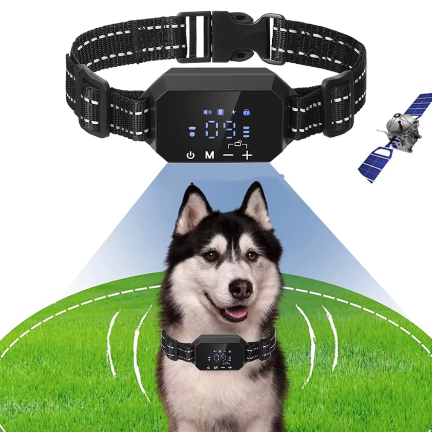 Sistema di Recinzione per Cani Senza Fili GPS Ampia Area di Gioco Sicurezza con Avvisi Regolabili e Modalità di Addestramento Umane Facile da Installare e Ricaricabile