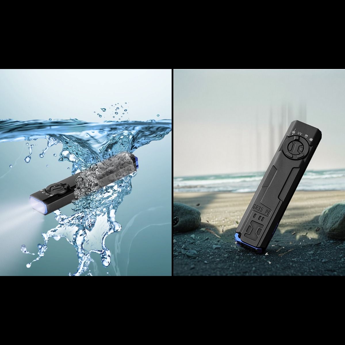 IMALENT GR35 2800 Lumens LED EDC Torcia (Verde)