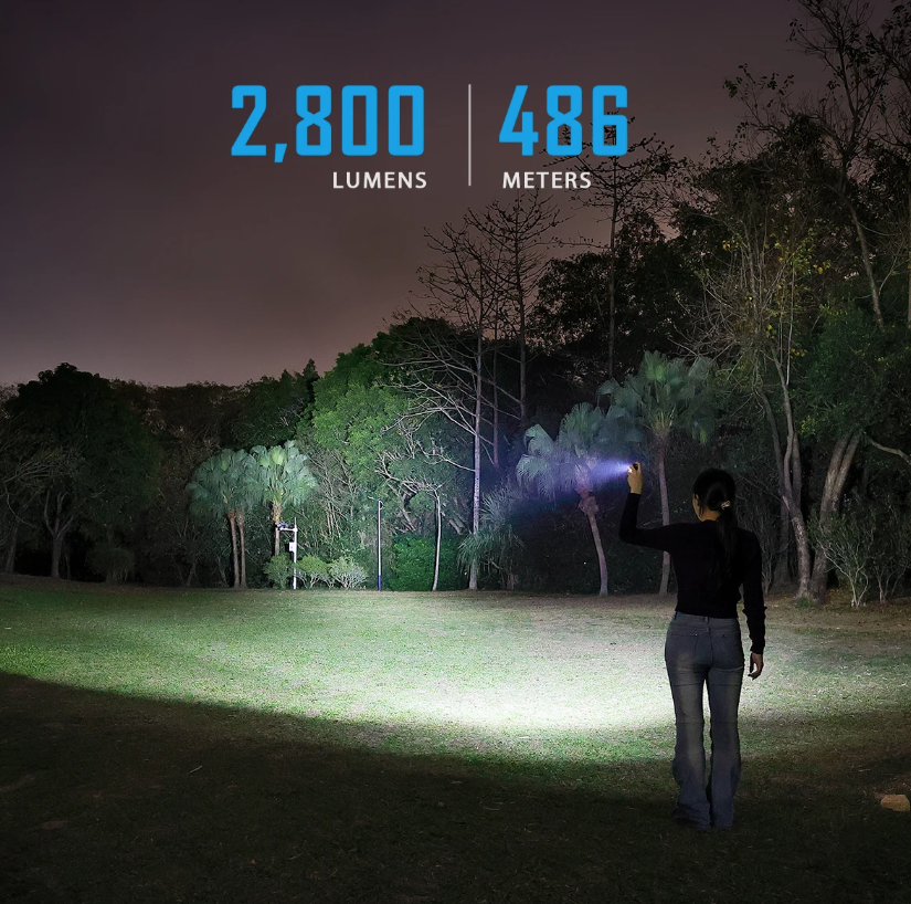 IMALENT GR36 Torcia EDC 2800 Lumen, Ricaricabile Type-C e Magnetica