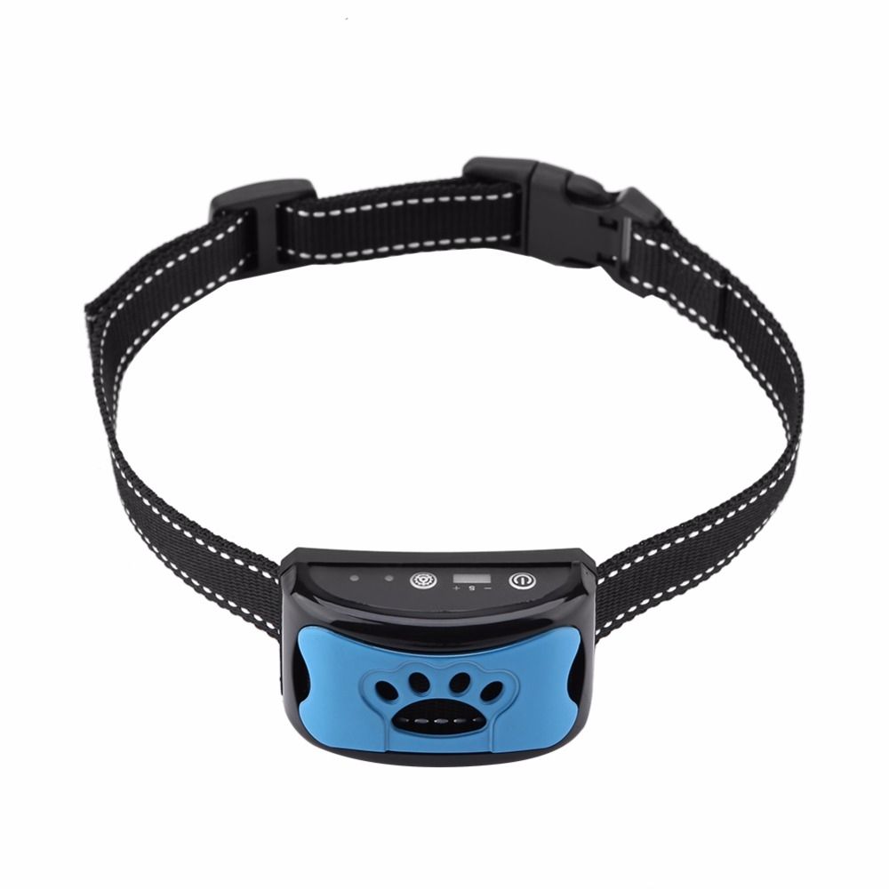 Collare Anti Abbaio Cane Ultrasuoni Elettrico Sensibilità Regolabile USB Dispositivo Leggero Impermeabile per Ambiente Domestico Tranquillo Accessori Addestramento Cani