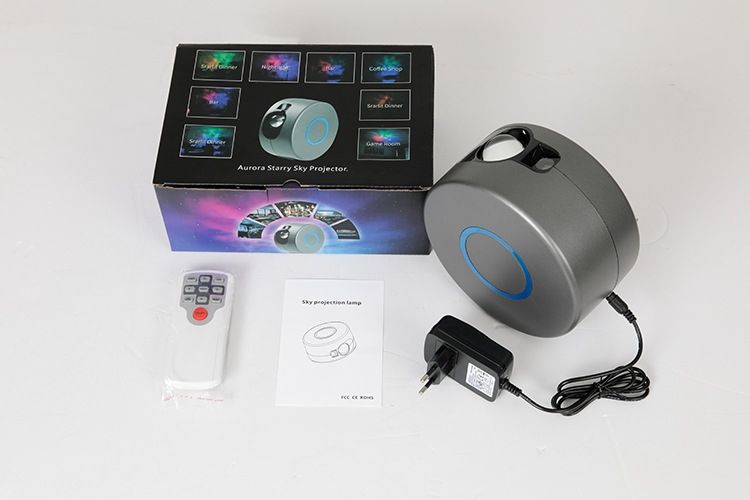 Scopri il Proiettore Laser Starry Sky Lampada Notturna con Rotazione 360 Gradi e 7 Colori Perfetto per Decorazione Casa Regalo Memorabile e Atmosfera Incantevole