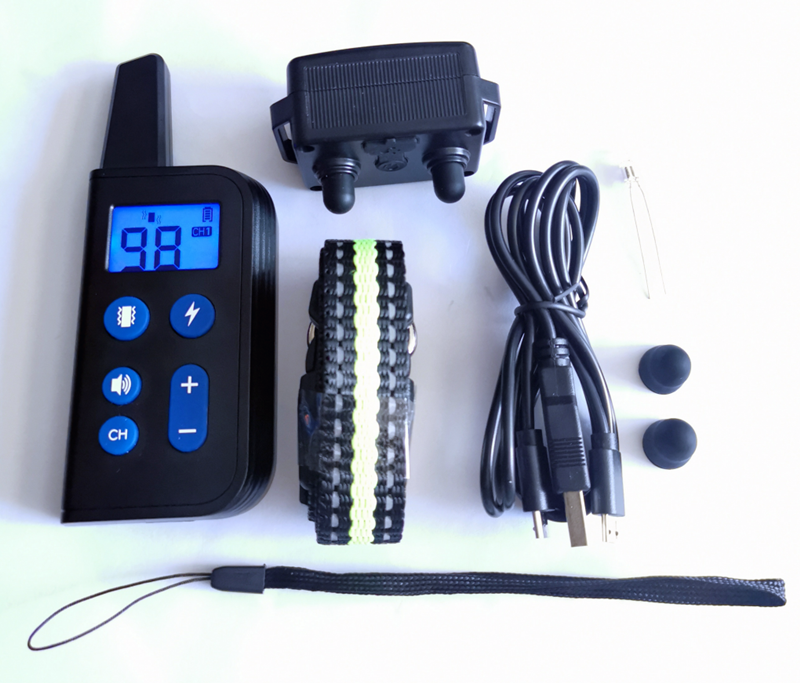 Collare Elettrico per Cani 2020 Raggio 1000m Telecomando per Animali Impermeabile Ricaricabile Display LCD Addestramento Personalizzato Modalità Bip Vibrazione Shock Statico Cani Tutte le Dimensioni