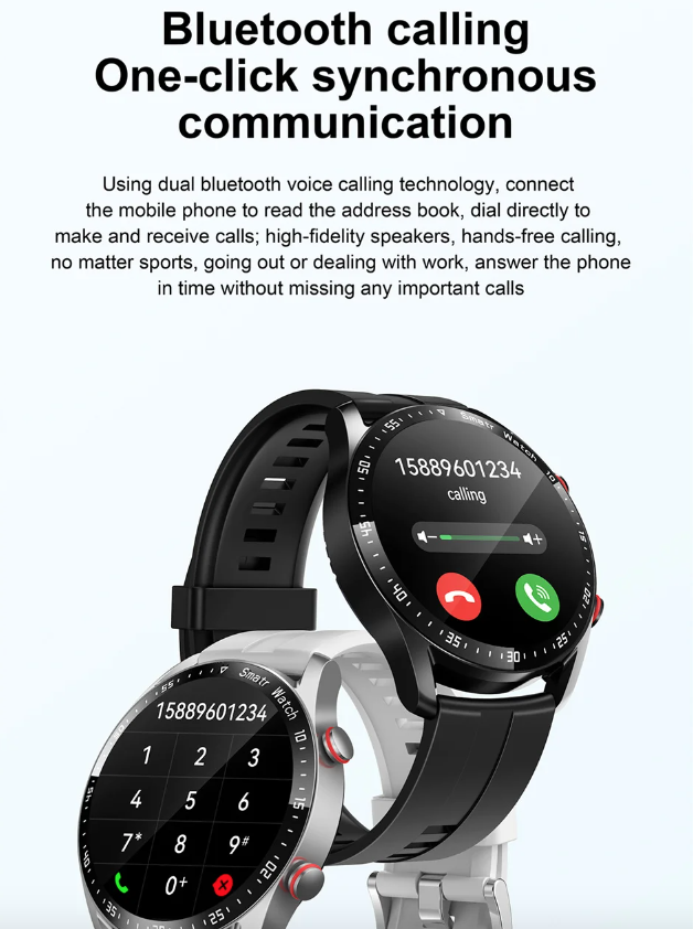 HW20 ECG+PPG Smartwatch con Chiamata Bluetooth