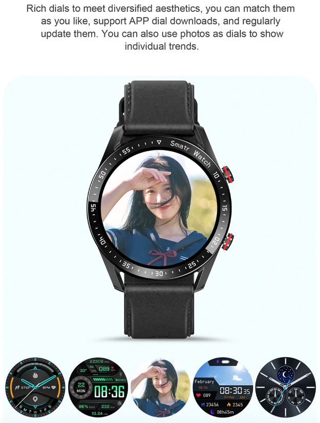 HW20 ECG+PPG Smartwatch con Chiamata Bluetooth