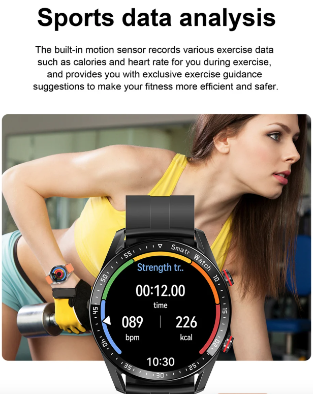 HW20 ECG+PPG Smartwatch con Chiamata Bluetooth