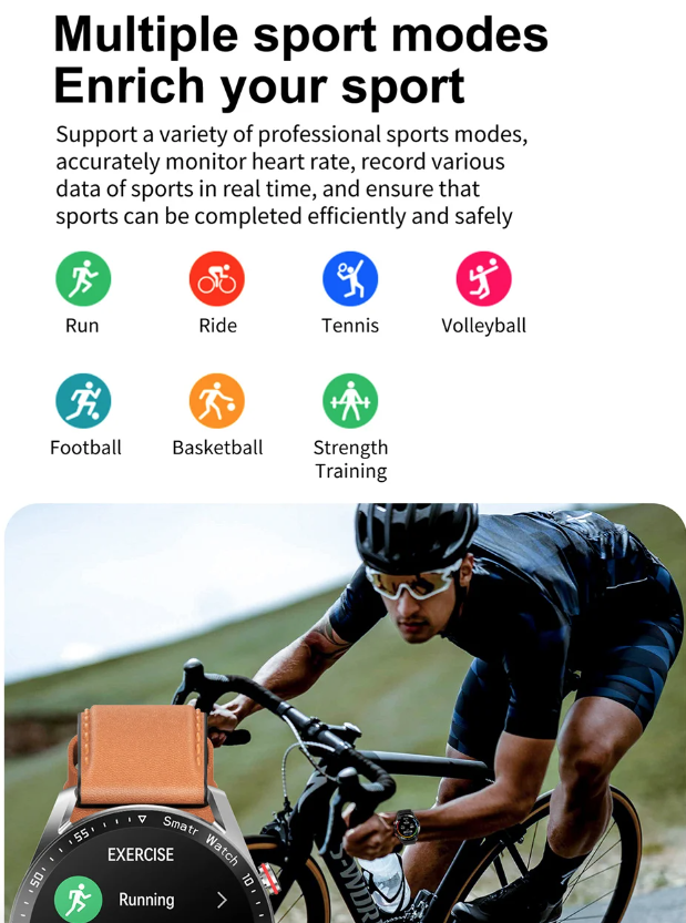 HW20 ECG+PPG Smartwatch con Chiamata Bluetooth
