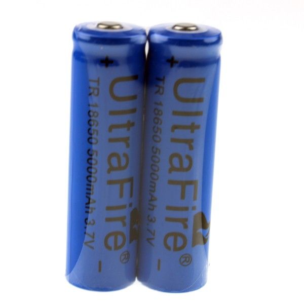 Ultrafire TR 5000mAh 3.7V 18650 Batteria Ricaricabile agli Ioni di Litio Soluzione di Alimentazione Premium per Avventure all'Aperto