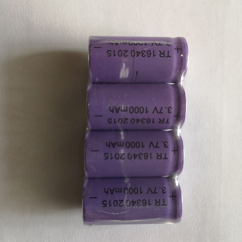 UltraFire TR 16340 1000mAh 3.7V batteria ricaricabile agli ioni di litio, ad alta capacità, ecologica per gadget