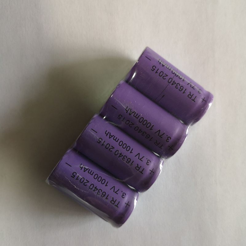 UltraFire TR 16340 1000mAh 3.7V batteria ricaricabile agli ioni di litio, ad alta capacità, ecologica per gadget