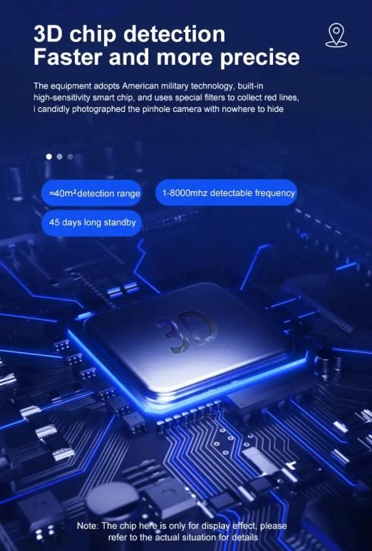 K19 Rilevatore di Segnali RF Senza Fili e Localizzatore GPS - Dispositivo di Sicurezza Compatto per la Protezione della Privacy e Rilevamento di Sorveglianza