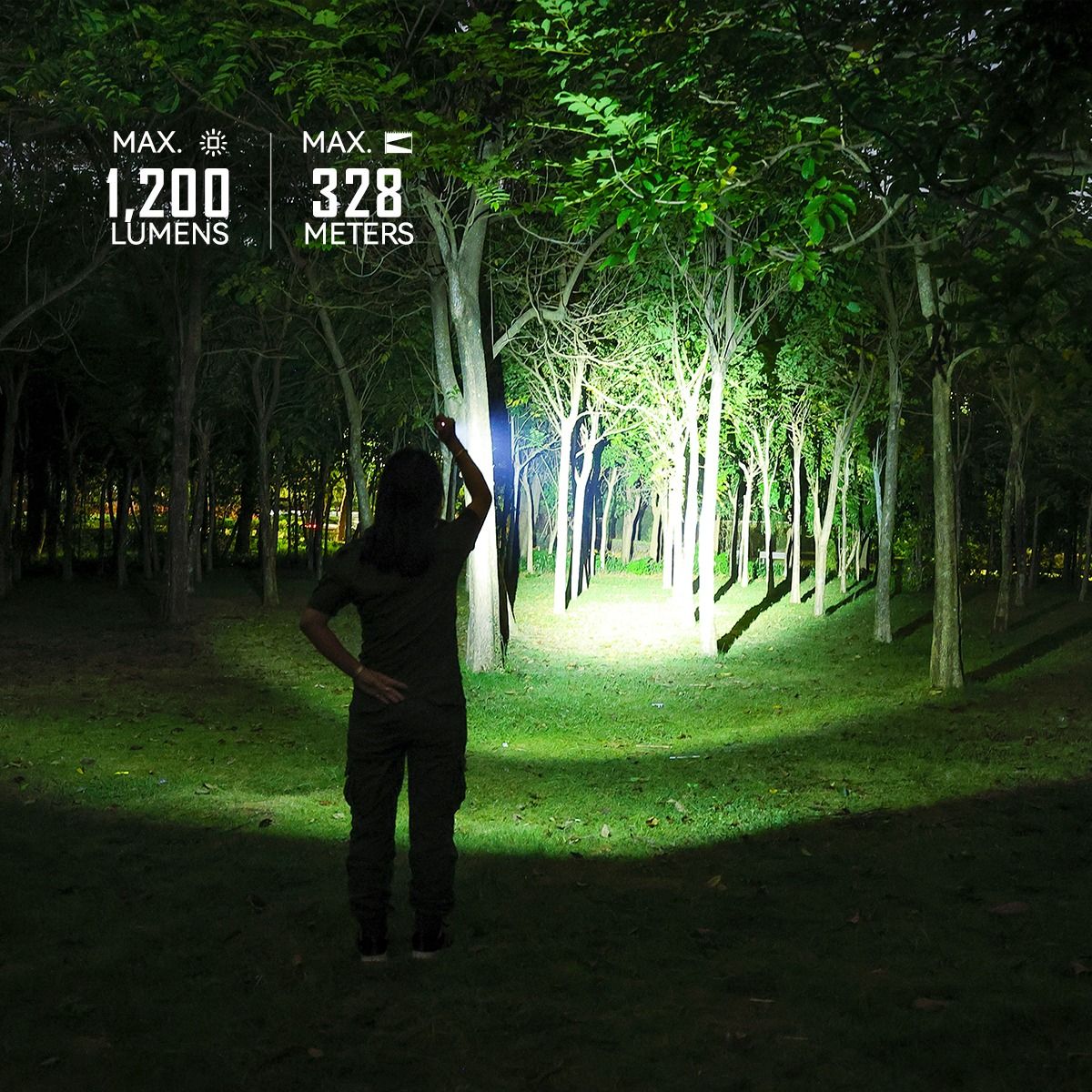 IMALENT LD35: Torcia EDC 1200 Lumen LED, Ricaricabile Type-C. Potente, Compatta e Portatile!