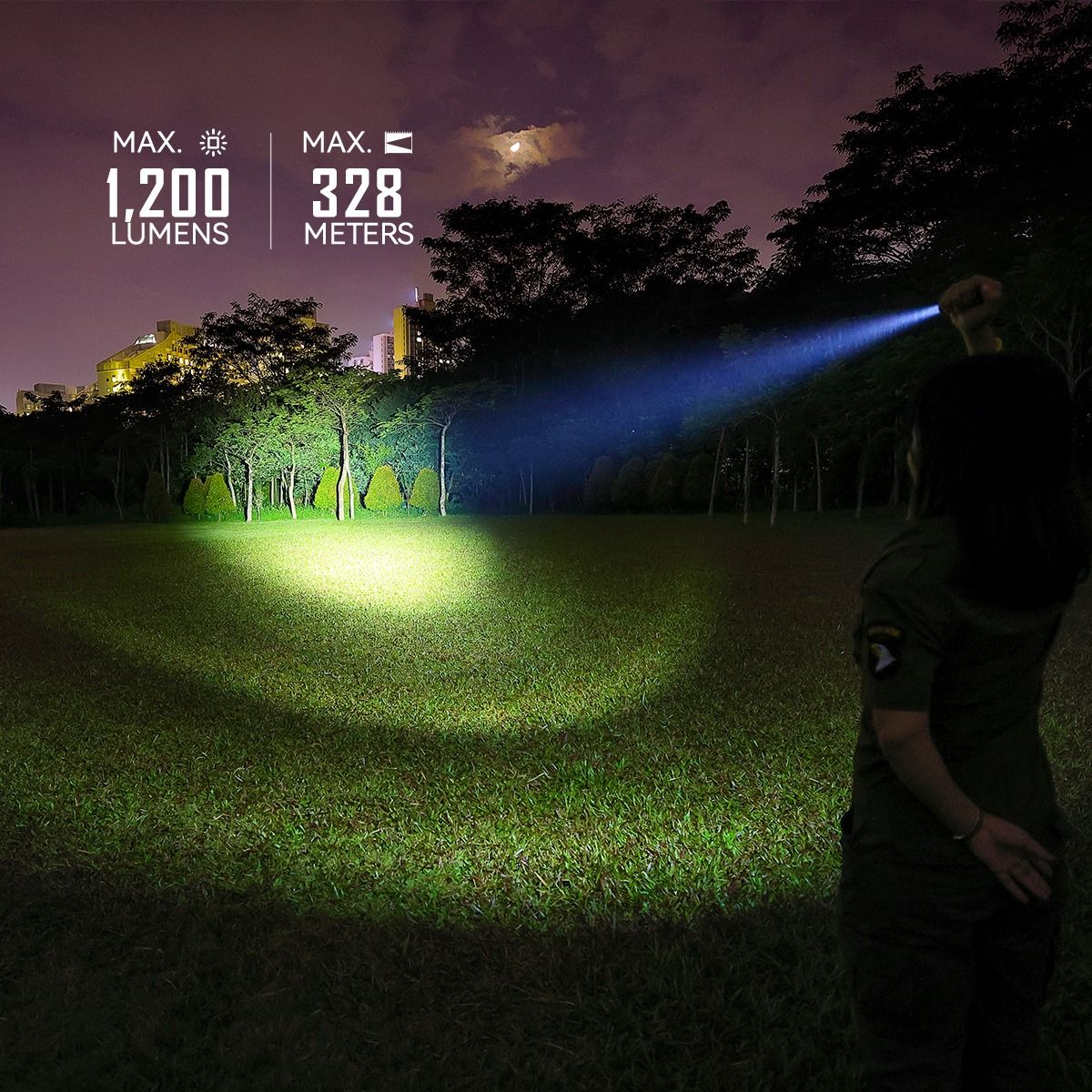 IMALENT LD35: Torcia EDC 1200 Lumen LED, Ricaricabile Type-C. Potente, Compatta e Portatile!