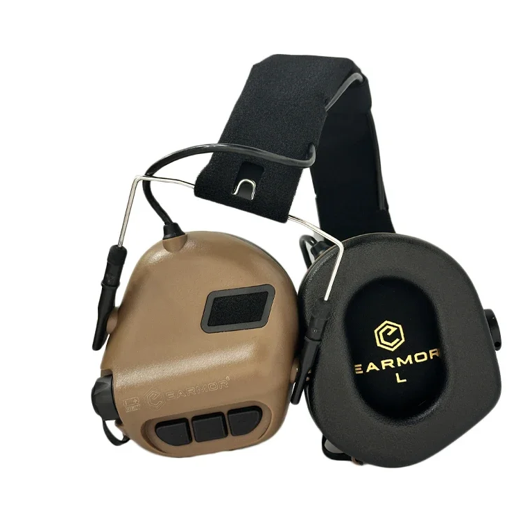 EARMOR M31 MOD4 Cuffie Tattiche Elettroniche da Tiro con Riduzione del Rumore, Attrezzatura da Caccia con Comodo Cuscinetto Auricolare