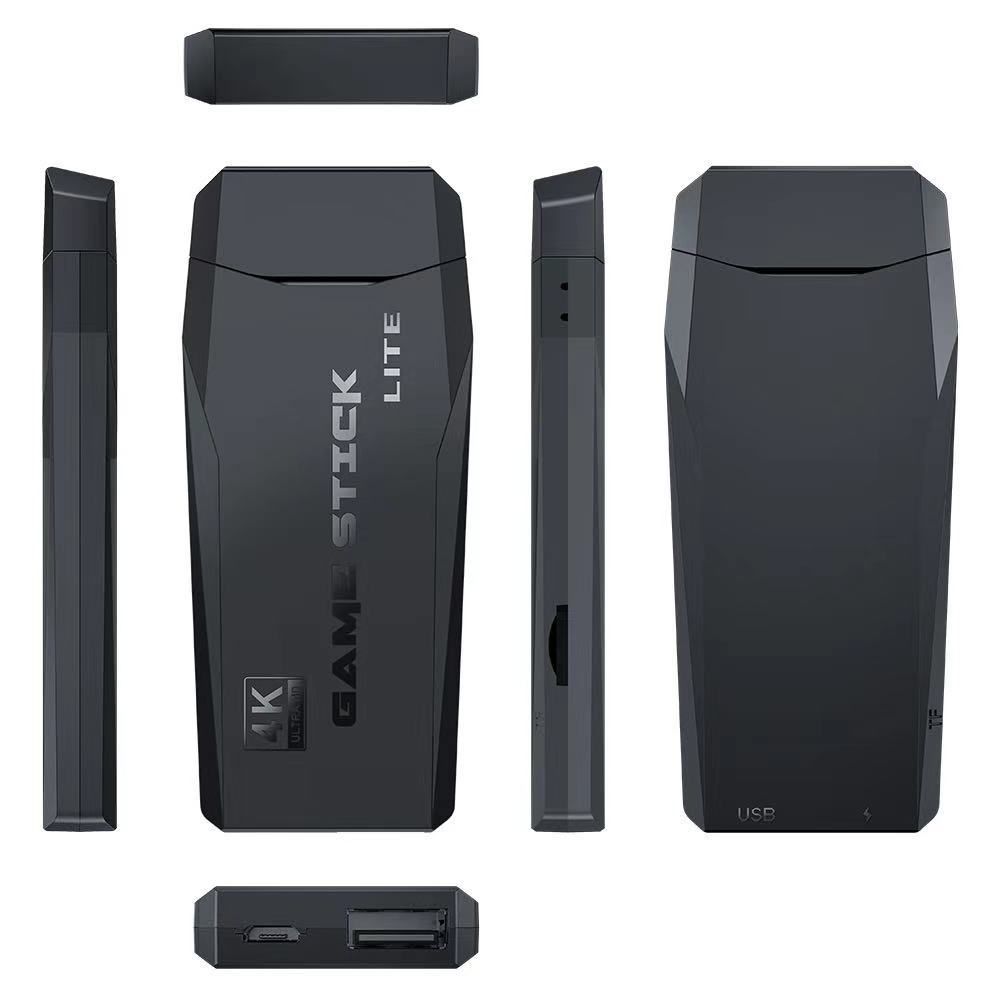 Console di gioco retrò con doppio controller wireless 2.4G, 10.000 giochi, 64 GB, classici PS1 e GBA, 4K, regalo di Natale