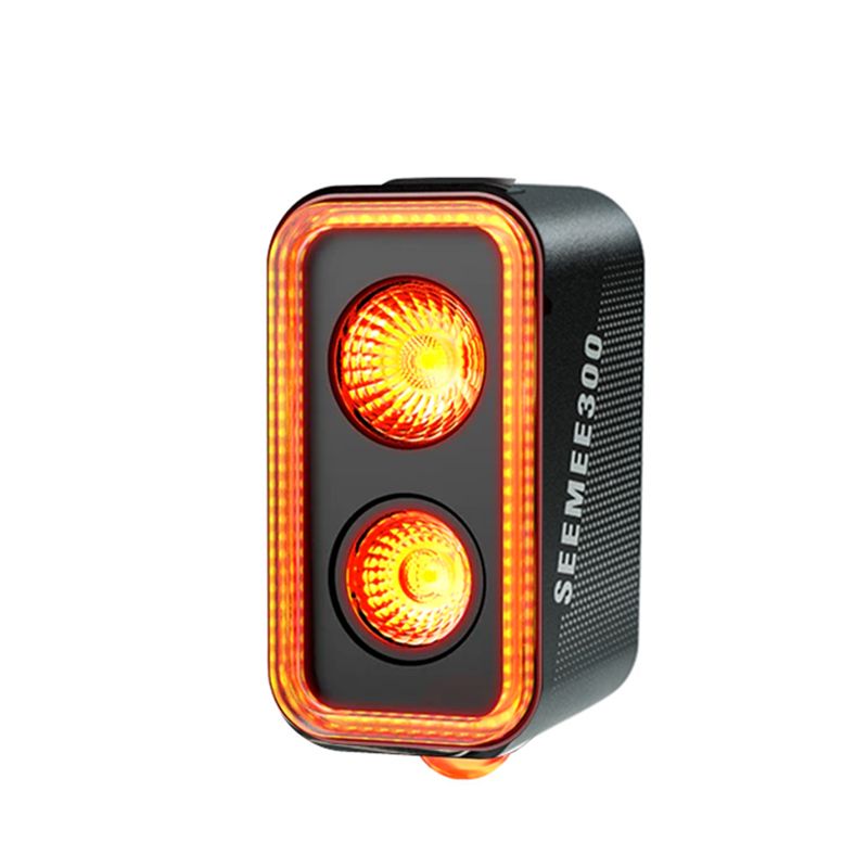 Magicshine SEEMEE300 Luce Posteriore Intelligente con 300 Lumen, Visibilità a 360°, Impermeabile IPX6, Luce di Sicurezza per Ciclismo