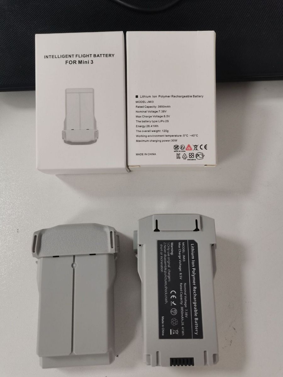 Batteria leggera DJI Mavic Mini 3 Pro con autonomia di volo estesa di 47 minuti e capacità di 3850mAh per appassionati di droni