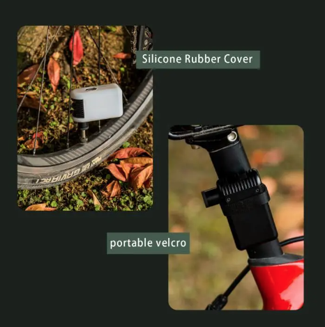 A2 Mini Pompa Aria Elettrica Senza Fili Gonfiatore Portatile per Bicicletta Valvola Presta Schrader Attrezzatura Ciclismo Leggera