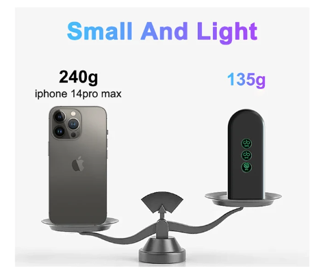 HT09 Mini Pompa per Bici, Pompa Elettrica Portatile con Sensore di Pressione ad Alta Precisione e Design Leggero