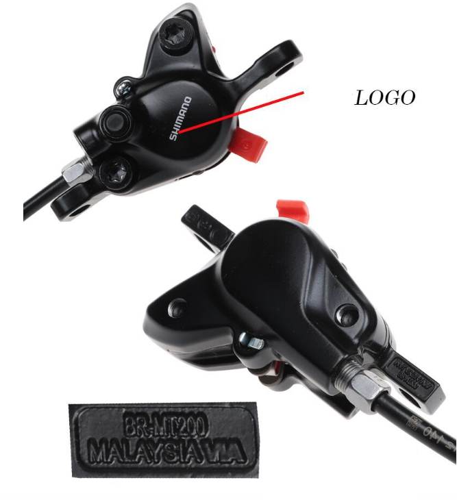 Freno Shimano MT200 freno a disco idraulico MTB E-bike compatibilità universale e installazione versatile per sicurezza controllo leggerezza e durabilità su percorsi impegnativi nero