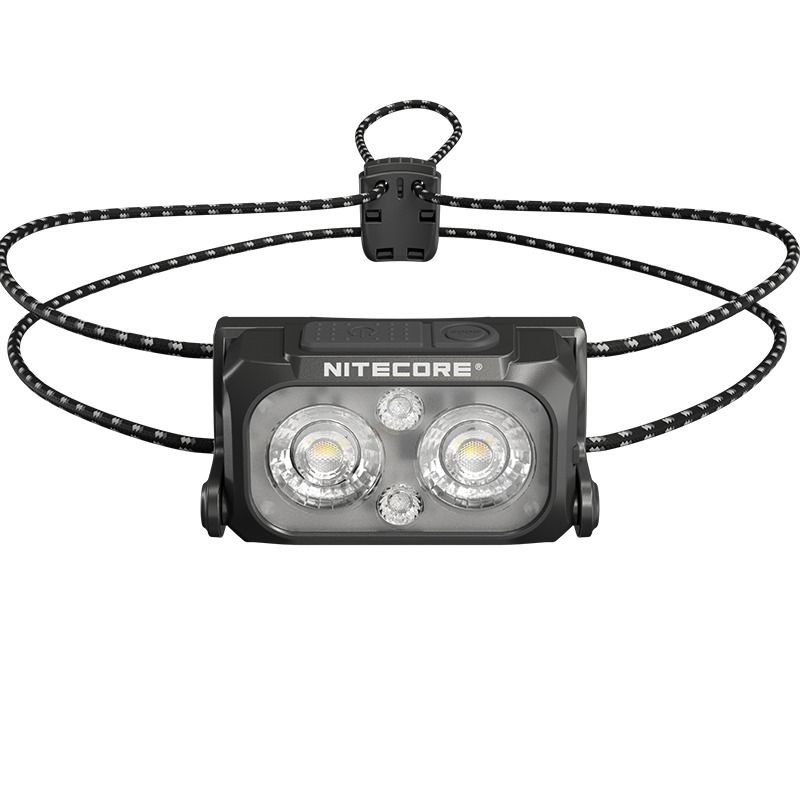 NITECORE NU25 Lampada Frontale 400 Lumen Aggiornata Ricaricabile USB-C Tre Sorgenti Luminose Perfetta per Campeggio e Running Lampada da Corsa Leggera e Versatile per Avventure Outdoor