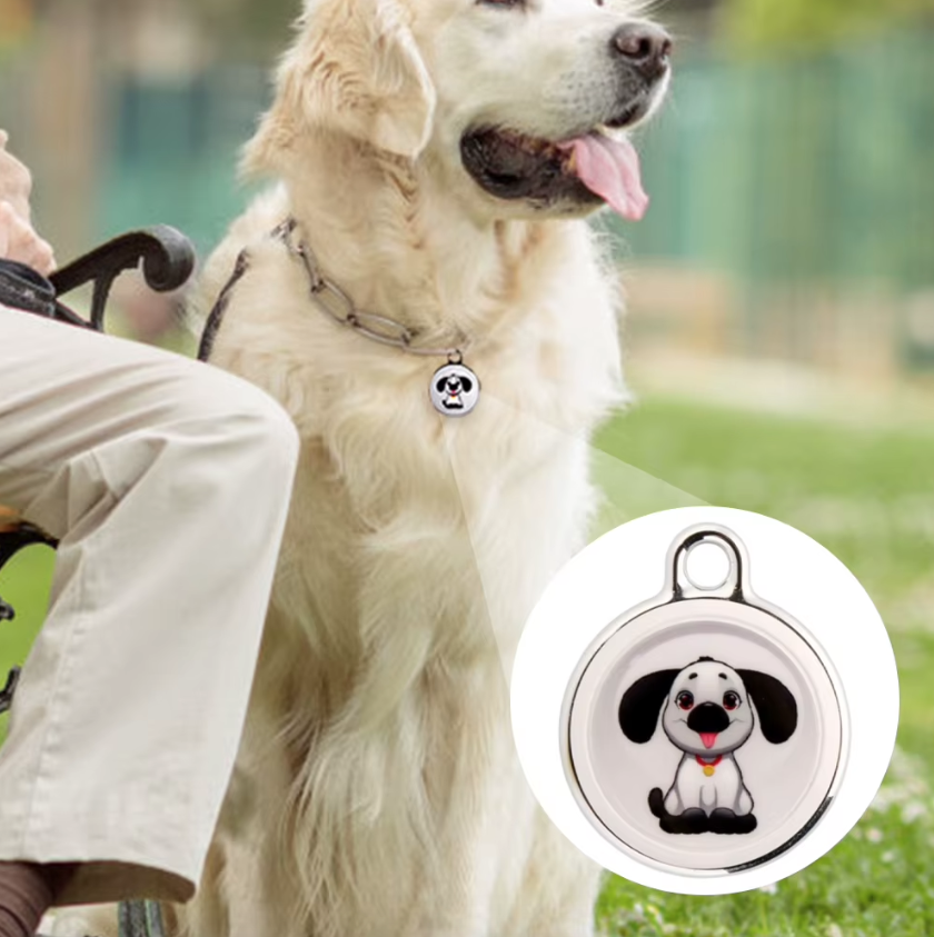Localizzatore per cani Collare per cani Airtag GPS per cani con localizzazione in tempo reale Tecnologia innovativa per animali domestici Sicurezza per cani essenziale per ogni esplorazione canina