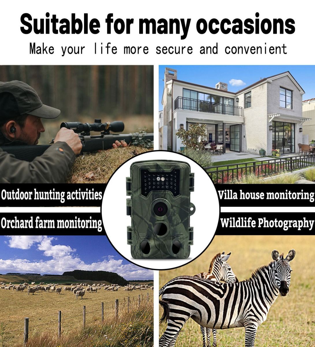 Scopri la Telecamera PR1000 per osservazione animali con visione notturna e risoluzione 36MP perfetta per monitoraggio fauna e cattura immagini mozzafiato all'aperto