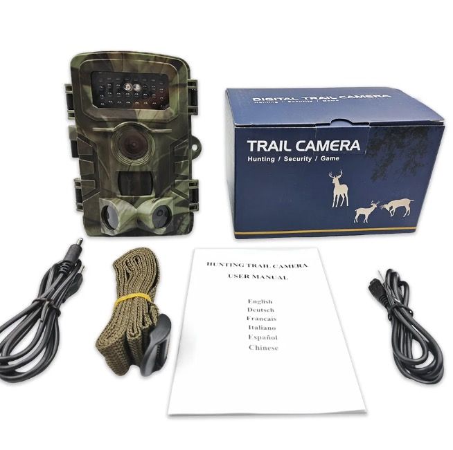 Fotocamera da trail PR700 con visione notturna a infrarossi e trigger rapido per monitoraggio della fauna selvatica e sicurezza domestica