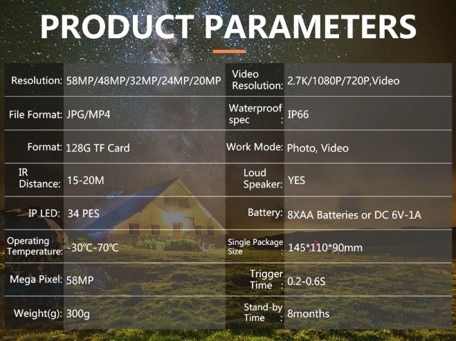 Fotocamera da trail PR700 con visione notturna a infrarossi e trigger rapido per monitoraggio della fauna selvatica e sicurezza domestica