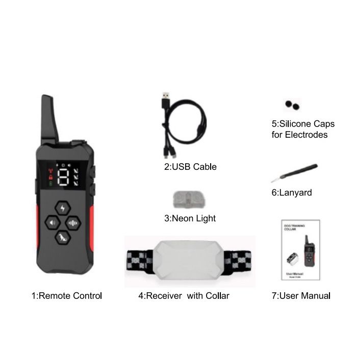 Collare Addestramento Cani Nuovo 2021 Modalità Bip Vibrazione Shock Collare Remoto Ricaricabile Addestramento Sicuro Efficace Per Tutte Le Razze Essenziale Per Proprietari Di Cani
