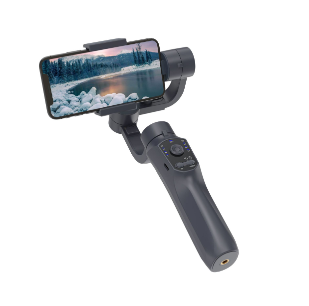 F10 Pro Stabilizzatore 3 Assi per Telefono, Gimbal per Riprese Cinematografiche su Dispositivo Mobile con Compatibilità Smartphone e Riconoscimento Facciale