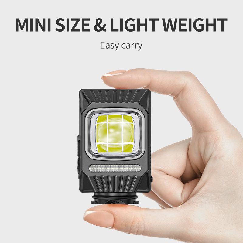SMILING SHARK EVO1700 Faro per bicicletta LED ricaricabile USB-C impermeabile multimodale