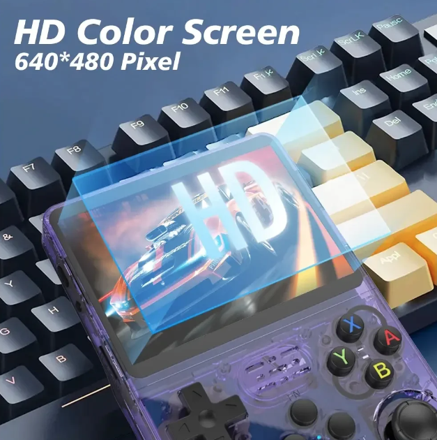 R36S Console di gioco portatile retrò con schermo da 3,5 pollici, 10000 giochi classici, sistema Linux, gaming portatile