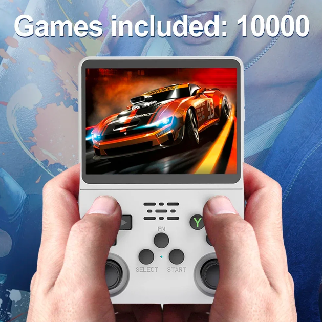 R36S Console di gioco portatile retrò con schermo da 3,5 pollici, 10000 giochi classici, sistema Linux, gaming portatile