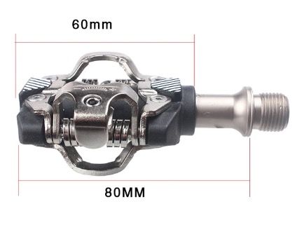 Pedale RACEWORK MTB Autobloccante SPD Durevole Leggero in Carbonio Cromo Acciaio per Mountain Bike Trail Riding